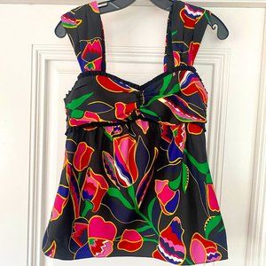 Marc Jacobs Floral Silk Top - Sleeveless - sz 4